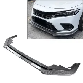 Goodcde 550717825378 Us For Honda Civic 11th Generation 2021-23 Front Bumper Lip Splitter Spoiler Kit