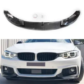 Goodcde 550729620251 Us For Bmw F32 F33 F36 4 Series M Sport 2014-2020 Front Bumper Lip Carbon Look