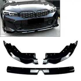 Goodcde 550741873963 Us Black Front Lower Spoiler Lip For Bmw 3 Series G20 Lci M Sport 320i 2023