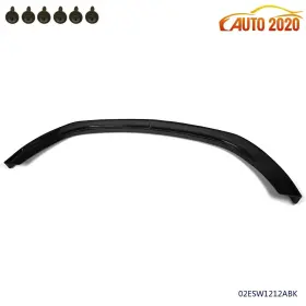E-02esw1212abk Grandorange Abs Splitter Style Paintable Front Bumper Lip Spoiler Fit For 15-17 Ford Mustang