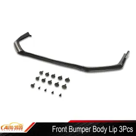 E-02esw1807acb Grandorange Fit For 2015-20 Subaru Wrx Sti Carbon Fiber Front Bumper Lower Body Lip Black