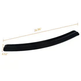 E-02esw3714abk Grandorange Fit For 2015-20 Dodge Charger Srt Sedan 4dr Front Bumper Lower Lip 3pcs