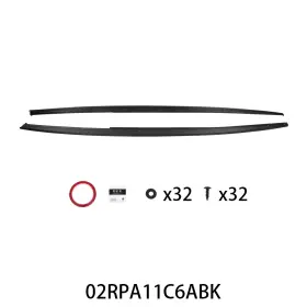 Gd111002 Grandorange Side Skirt Extension Splitter Fit For 2012-18 Bmw F30 F31 3 Series Sedan M Sport
