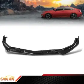 Gd2025091201 Grandorange Fit For Honda Civic Ex Lx Sport Sedan 2016-2021 Glossy Black Front Lip Splitter