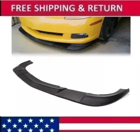 Bap11724 Hecasa For 2005-2013 Chevy Corvette C6 Base Zr1 Style Front Bumper Lip Spoiler