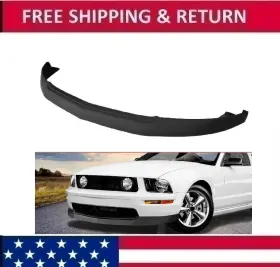 Bap11930 Hecasa For Ford Mustang Gt 2005-09 Black Front Bumper Body Kit Spoiler Lip Guard