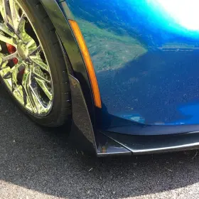 Gnt56214792 Hecasa Front Bumper Lower Splitter Extension Winglets For 14-up Corvette C7 Z06 Stage 3