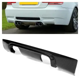 Mo-1369 Hecasa Rear Diffuser Compatible With 2001-2006 Bmw E46 M3 Bumper