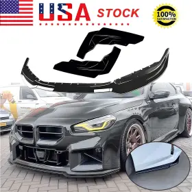 Kyllaoo-m2-2023-front-gb Hhengyisoul For Bmw 2 Series M2 G87 2023-2024 Gloss Black Splitter Front Rear Bumper Lip