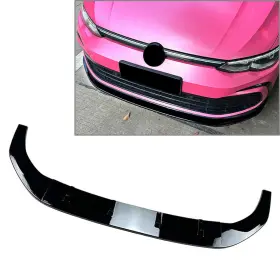 Hkseller-au 310002247700 Us Front Splitter Spoiler Lip Body Kit For Vw Golf Mk8 Gtd Gte R R-line 20 Abs