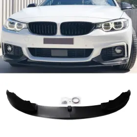 Hkseller-au 550733992610 Us For Bmw F32 F33 F36 4 Series M Sport 2014-2020 Front Bumper Lip Matte Black