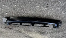 1123567890 Honda 2006-2011 Civic 4dr Rear Bumper Diffuser Mugen Style Black