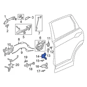 67910tlaa01zz Honda Oe For Cr-v 2017-2022 Rear Right Upper Door Hinge