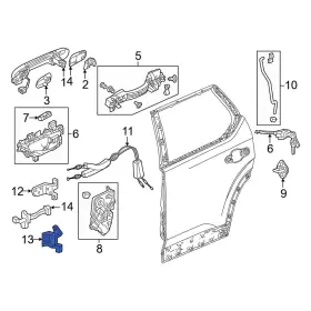67960tlaa01zz Honda Oe For Cr-v 2017-2025 Rear Left Lower Door Hinge