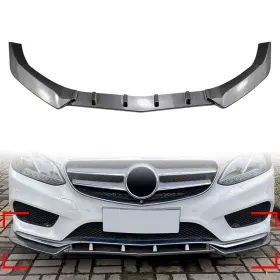 Hukyu 550733146297 Us Front Lip Spoiler Kit For Benz E Class W212 E200 Sport 13-15 Carbon Look