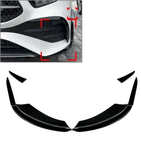 W177 Hukyu 550738862895 Front Bumper Lip Angle Protector With Side Spoiler For Benz A Class 2023