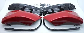 2vf30-ac200-p9r Hyundai Oem 2013-2015 Veloster Rear Skirt Boston Red Pearl -