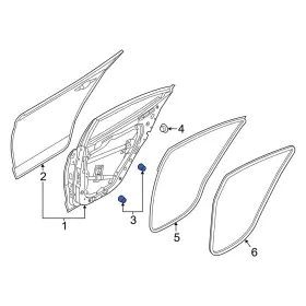 1737108518b Hyundai Oe For Sonata 2020-2022 Rear Door Stop