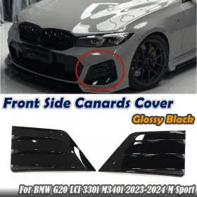 3de2804 Idenuona 31 Front Bumper Side Canards Cover Trim For Bmw G20 Lci 330i M340i 2023-24 M Sport