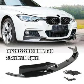 4de002 Idenuona 16 Front Bumper Spoiler Lip For Bmw 3 Series F30 328i 335i M Sport Black 2012-2018