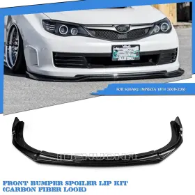 4de2426 Idenuona For 2008-2010 Subaru Impreza Front Bumper Lip Spoiler Carbon Fiber Look 4de2426 Idenuona For 2008-2010 Subaru Impreza Front Bumper Lip Spoiler Carbon Fiber Look