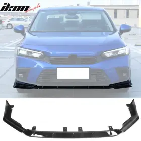 Blf-hc224ik3p-gbk Ikon 2022-2024 Honda Civic 11th Gen Style Front Bumper Lip Pp