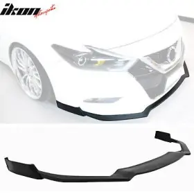 5488 Ikon Motorsports Fits 16-18 Nissan Maxima Front Bumper Lip Spoiler Splitter Unpainted Pu 1