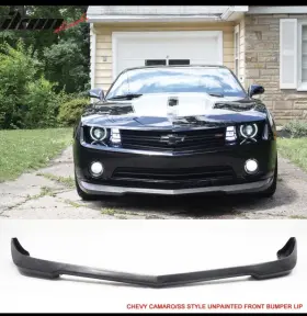 Blf-cc10tc-pu Ikon Motorsports Fits 10-13 Chevrolet Camaro Front Bumper Lip Ss Style Chin Spoiler Pu Splitter