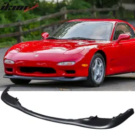 Blf-mzr793rp Ikon Motorsports For 93-97 Mazda Rx-7 Coupe 2dr Oe Rp Style Front Bumper Lip Spoiler Unpainted Pu