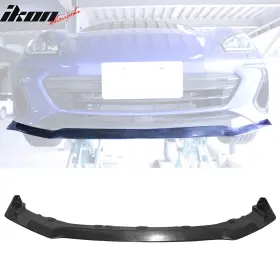 Blf-sbrz22ikfm-pu Ikon Motorsports For 22-25 Subaru Brz Ikfm Style Front Bumper Lip Lower Chin Spoiler Unpainted Pu