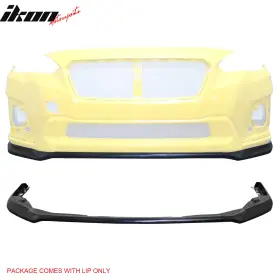 Blf-sbxtrk18ikst-pu Ikon Motorsports Fits 18-20 Subaru Crosstrek Ikst Style Front Bumper Lip Spoiler Unpainted Pu