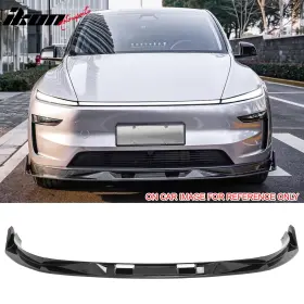 Blf-tsly25ikv2-gbk Ikon Motorsports For 25-26 Tesla Model Y Front Bumper Lip Gloss Black Spoiler 3pc Abs V2 Splitter