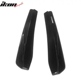Blrs-fm24dhik1-gbk Ikon Motorsports Fits 24-25 Ford Mustang 7th Dark Horse Style Gloss Black Rear Bumper Aprons