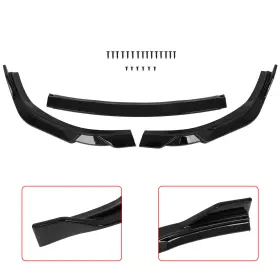 Im11956701s Imcarparts Fits 2013-2015 Lexus Es350 Es300h Front Bumper Lip Spoiler Glossy Black
