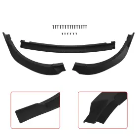 Im11958501s Imcarparts Fits 2017-2019 Toyota Corolla L Le Xle Matte Black Front Bumper Lip Spoiler