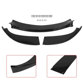 Im11958801s Imcarparts Fit For 2006-2010 Bmw E60 M5 Front Bumper Lip Spoiler Glossy Black