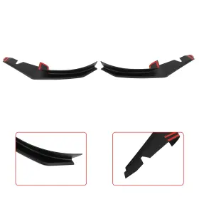 Im11960001s Imcarparts Fit For 2004 - 2008 Mazda Rx-8 Front Bumper Lip Spoiler Matte Black