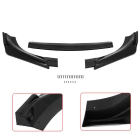 Im16109621s Imcarparts Fits 13-16 Hyundai Genesis Coupe Bright Black Front Bumper Lip Spoiler Splitter