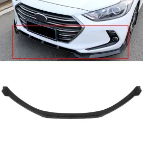 Im1682442105s Imcarparts Fits 2017-2018 Hyundai Elantra Matte Black Front Bumper Lip Spoiler Cover
