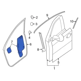 808613ja1a Infiniti Oe For Qx60 2014-2020 Front Left Door Water Deflector
