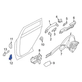 824216rr0a Infiniti Oe For Qx60 2022-2024 Rear Left Lower Door Hinge