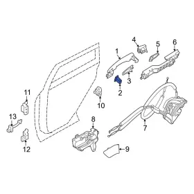826486ca0c Infiniti Oe Interior Door Handle Clip