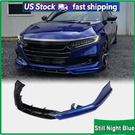 Yofer26010308 Jcing-carbon For Honda Accord 2021-22 Yofer Still Night Pearl Blue Front Bumper Lip Splitters