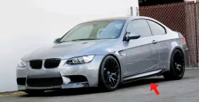 Jc-8-sk-m3e920609 Jetcruise Fits 07-13 Bmw E92 E93 3-series Coupe M3 Style Side Skirts Extension Pair - Pp