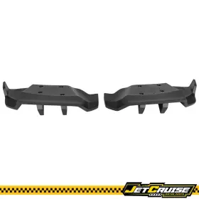 Jc-bld-ccorv14r2p-mb Jetcruise Fits 14-19 Chevy Corvette C7 Stingray Only Rear Bumper Diffuser Primer Black Abs