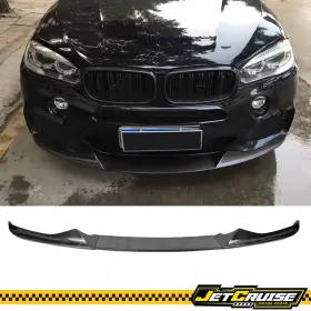 Jc-blf-bf15mtmp-cf Jetcruise Fits 14-18 Bmw F15 X5 Mt Mp Style Real Carbon Fiber Front Bumper Lip Splitter