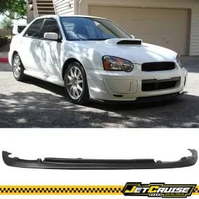 Jc-blf-suip04cs1 Jetcruise Fits 04-05 Subaru Impreza Wrx Sti V-limited Style Front Bumper Lip Splitter Pu
