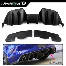 J-02ebd1201abk Jijiamotor13 Premium Plastic Rear Diffuser Bumper Bodykits Kits Fit For Ford Mustang 15-17