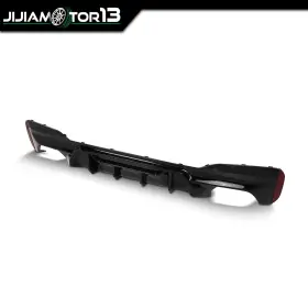 Jijia2025092901 Jijiamotor13 Fits 17-23 Bmw G30 5 Series M Competition Style Gloss Black Rear Bumper Diffuser