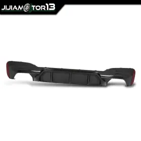 Jijia2025102007 Jijiamotor13 M5 Style Rear Diffuser Carbon Look Fits 17-23 Bmw G30 5 Series With M Sport Bumper